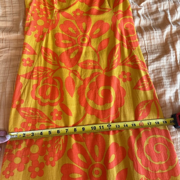 Vintage 1960s Home Sewn Aloha Hawaiian Sleeveless Maxi Dress Muumuu Floral - Picture 11 of 12